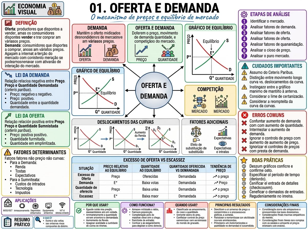 Mapa Mental Oferta e Demanda