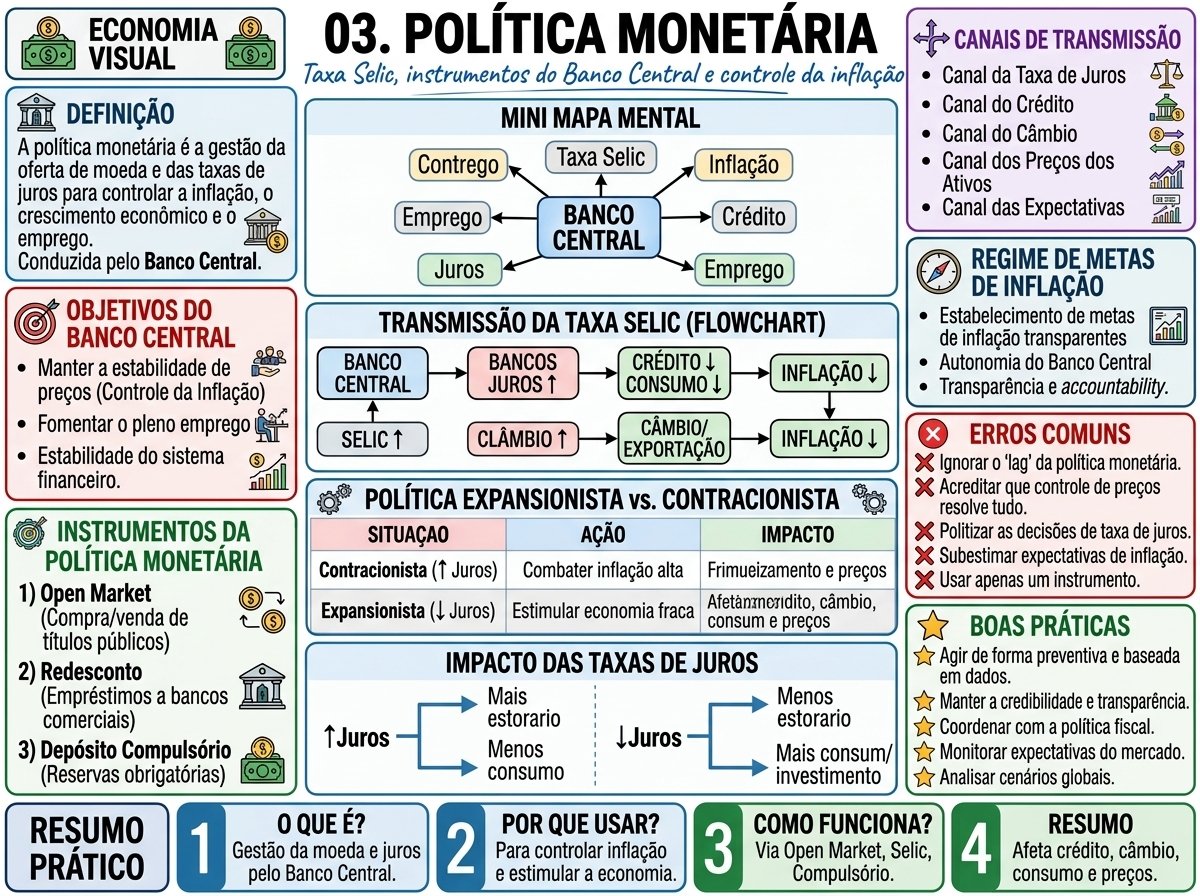 Mapa Mental Política Monetária