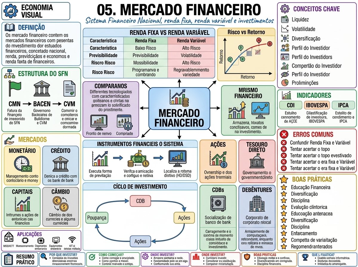 Mapa Mental Mercado Financeiro